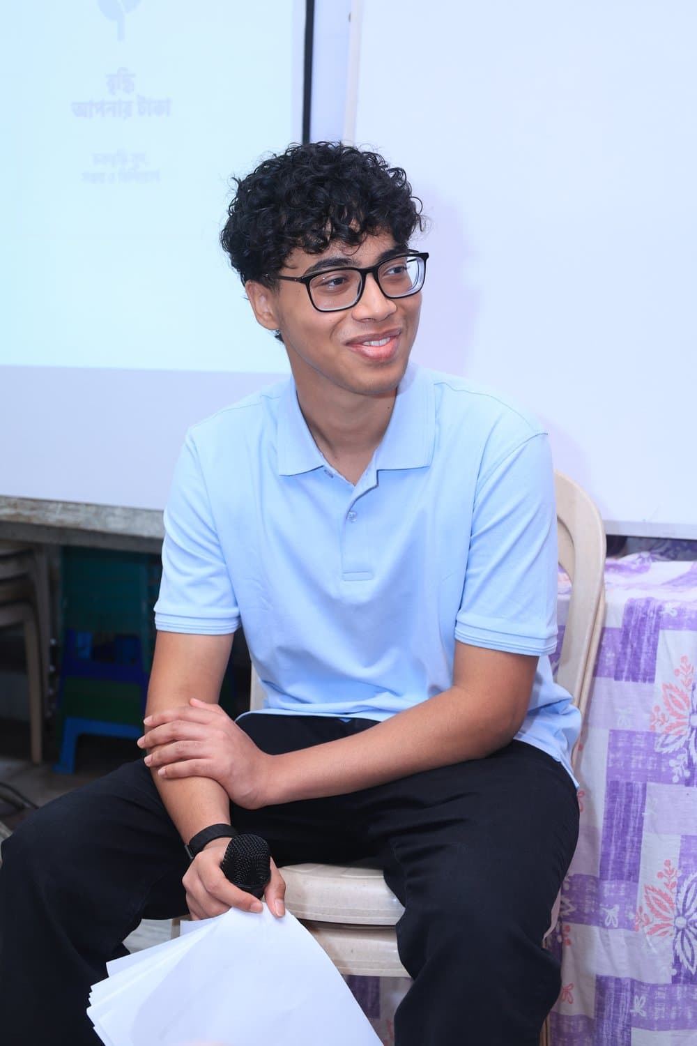 The founder facilitating a session