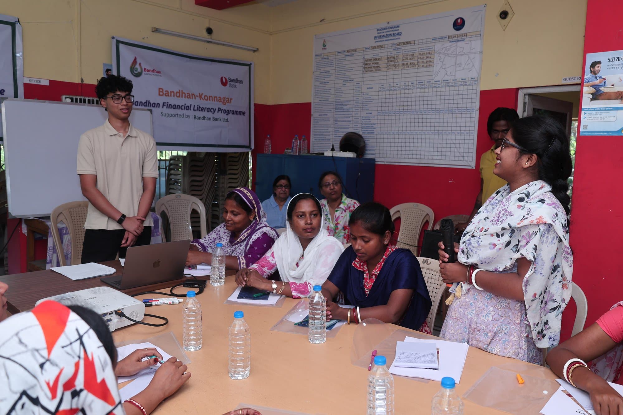 The cohort during a workshop